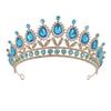 Bridal Crown Baroque Drop Diamond Princess Crown Performance Birthday Tiara Wedding Dress Accessories