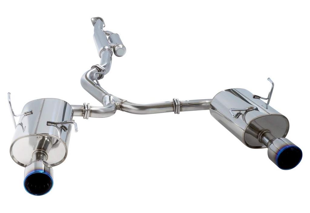 HKS Automotive Sports Muffler Super Turbo Muffler Subaru Impreza GVF GVB Vehicle Inspection Compatible Intake and Exhaust System Parts 31029-AF008