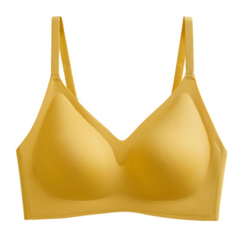 

Female Spring and Summer Yoga Movement Without Underwire Gathers To Collect Assistant Milk To Support Underwear 32/70ABC жёлтый