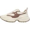 Li-Ning 1990 Classic Series Cloud Dress Lightweight High Resilience Casual Shoes Women Sneakers Light-Antique-Yellow Cinnamon-Brown ALJU018-2