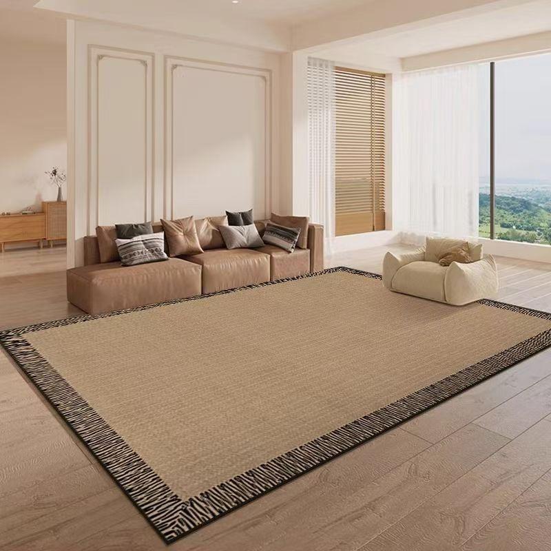 Minimalist Modern Living Room Rug Premium Sofa Coffee Table Carpet Full Coverage Bedside Floor Mat for Home Decor Very Beautiful