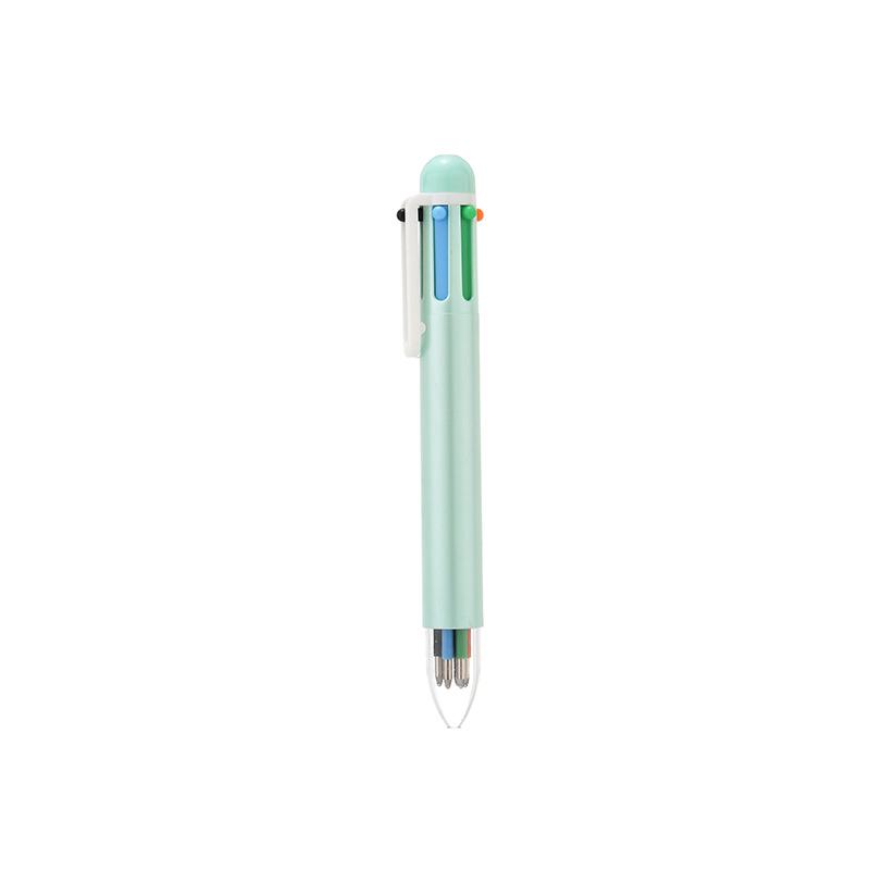 Настраиваемая 6-цветная шариковая ручка с кнопкой и печатью логотипа Bullet Type 1.0