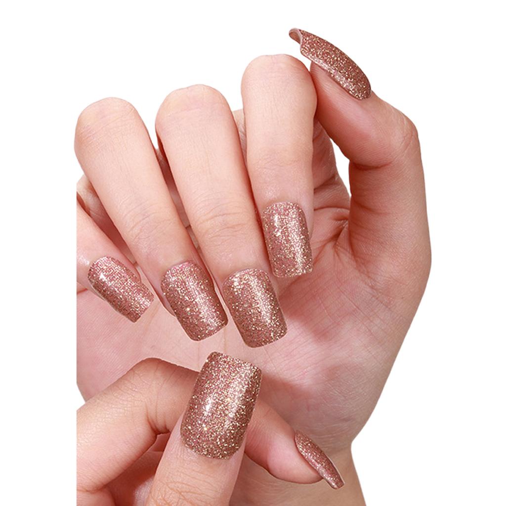 Gel Nail Polish Stickers Full Wraps Nail Stickers UV/LED-Lamp Required Cured Gel Nail Strips for Women Girls