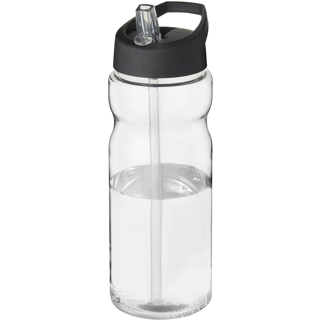 Sports Bottle, 650 Ml with Spout Lid H2O Active® "Base Tritan™" Clear Transparent
