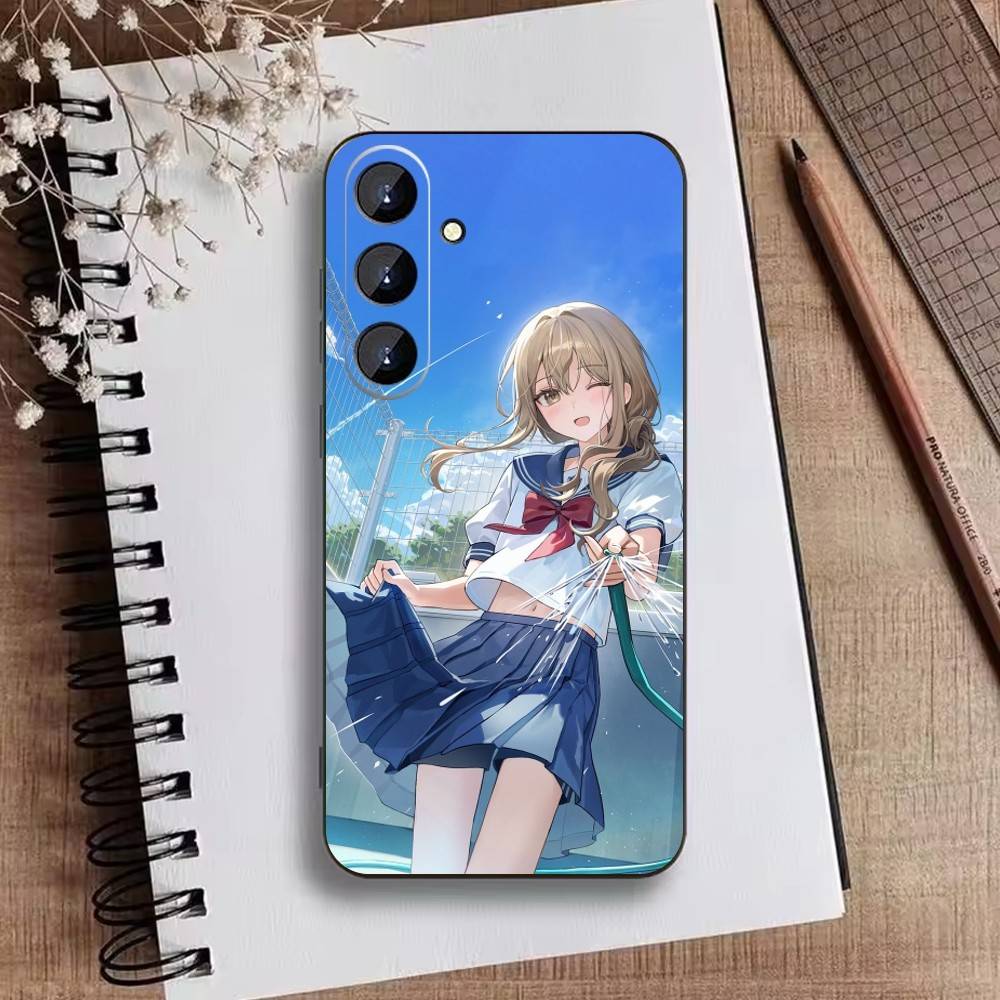 Iroduku The World In Colors Phone Case For Samsung Galaxy A73,A21s,A22,A31,A52,A53,A71,A41Soft Black Shell