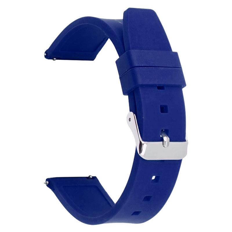 Schnellverschluss Wasserdichtes Silikon Smartwatch Armband 16-28mm