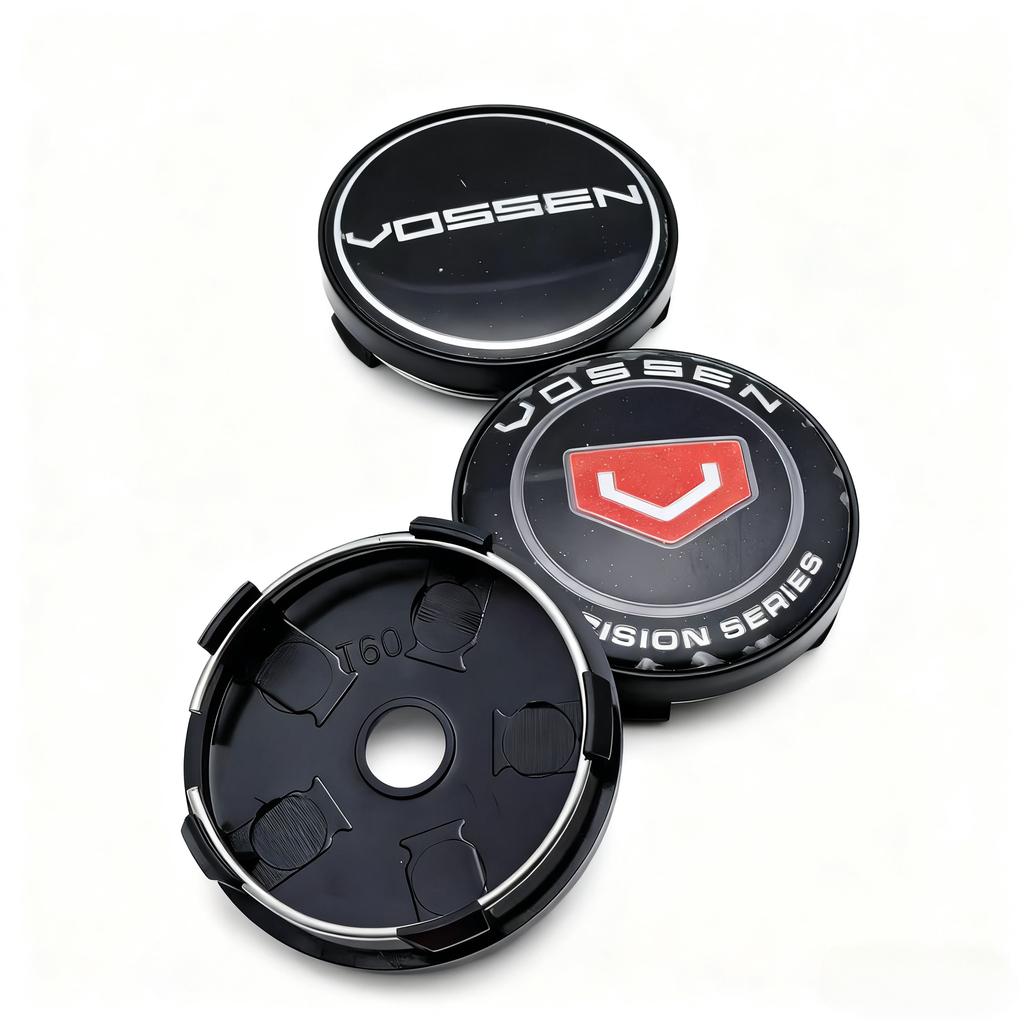 4 buc Embleme Logo Vossen Capace Centru Jantă Mașină 60MM Clip 56MM Jante Capace Butuc Capac Jantă Capac Praf Înlocuire Accesorii Auto