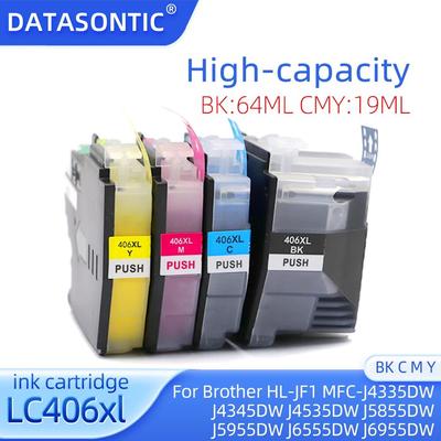 Compatible Ink Cartridges LC406XL Dye for Brother  HL-JF1 MFC-J4335DW MFC-J4345DW MFC-J4535DW MFC-J5855DW MFC-J5955DW Printer