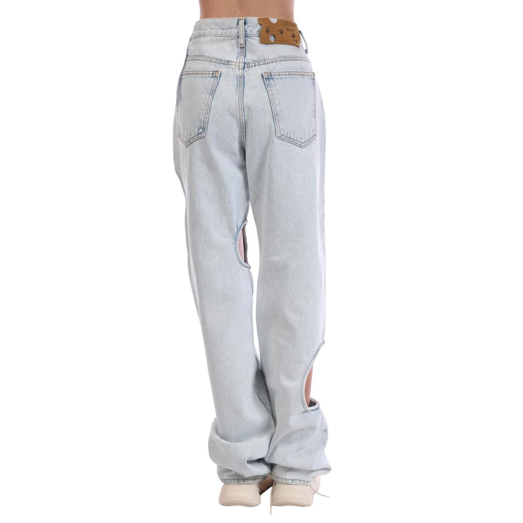 Off White Womens/Ladies Meteor Cool Baggy Jeans