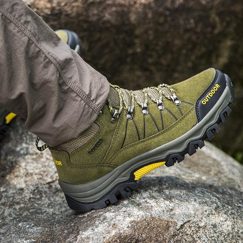 Waterproof Men Hiking Shoes Outdoor Trekking Shoes For Men Ankle Hiking Boots