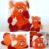 Disney Red Panda Plush Toy With Transforming Feature