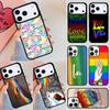 LGBT Pride Love Phone Case For iPhone 17 Air 14 15 13 12 Max Cover For Apple 16e 11 Pro Max Plus Coque