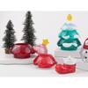 Multi Purpose Christmas Tree Silicone Jar Mold Sturdy Silicone Jar Mold for Handmade Christmas Tree Storage Jars