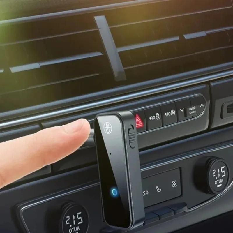 Car Bluetooth Audio Receiver Transmitter 2 in 1 AUX Jack Low Latency Wireless Audio Adapter For Car Stereo Speaker Headphone