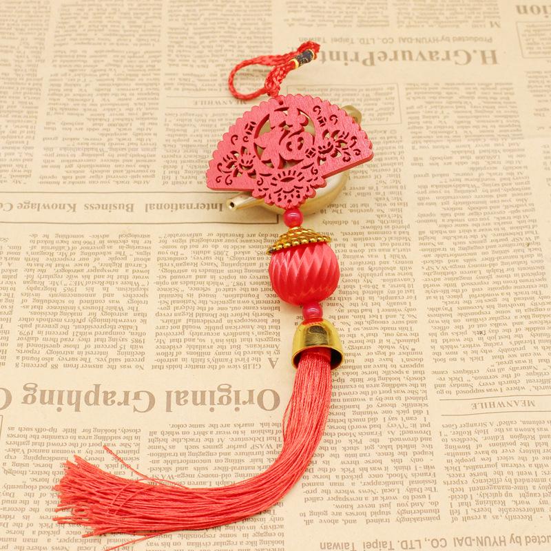 Festive Lantern Ornaments: Spring Fu Characters & Peace Pendants for Chinese New Year