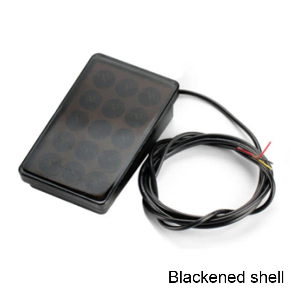 Car Rear Diffuser Spoiler Lip LED Brake Lights Rear Bumper Lip Pilot Lamp For BMW For Benz For VW Universal Car Red White Black