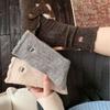 Autumn and Winter Simple Embroidered Soft and Glutinous Wool Solid Color Retro Lace Pile Socks Thick and Warm Mid-calf Socks for Women