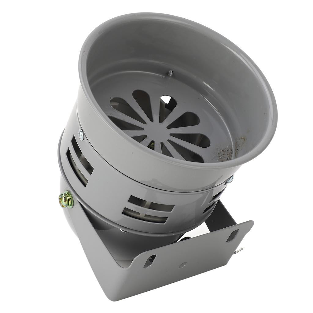 Industrial Alarm Buzzer Motor Driven Siren 120dB 40W Gray Iron Shell Fire Horn Electronic Component