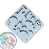 Silicone Molds 10 Hole Marine Fish Silicone Chocolate Mold Mix Animal Candy Jelly Ice Cubes Mould Cake Decor Candle Baking Tools