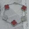 New Shiny Four-leaf Clover Bracelet Five-flower Fashion Sense Hand Jewelry Simple Jewelry