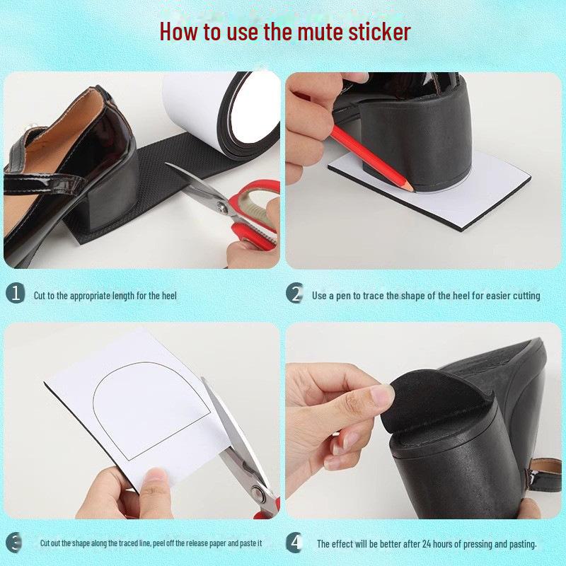 EVA Anti-Wear Sole Pads: Self-Adhesive, Anti-Slip, High Heel Mute Stickers