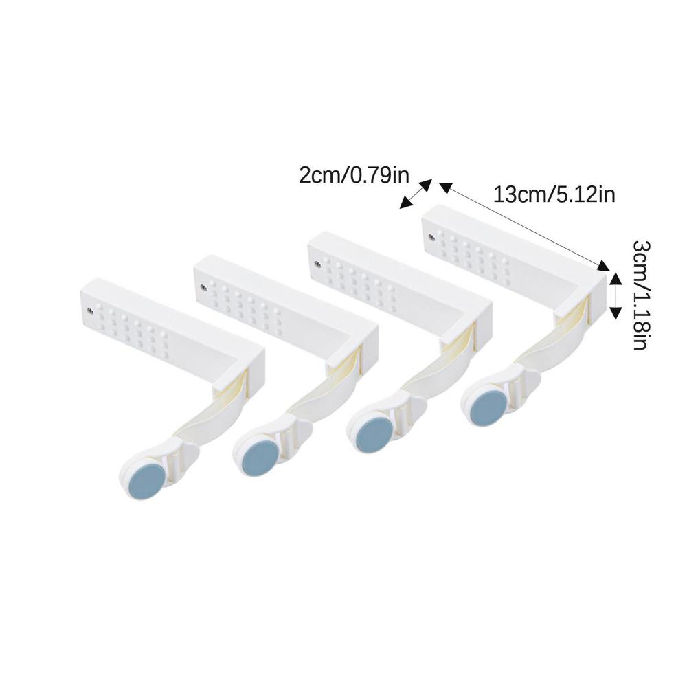 4PCS Bedroom Bed Sheet Clips Quilt Holder Non-slip Bed Sheet Quilt Blanket Clip BedSheet Fastener Fixer Device Bedroom Accessory