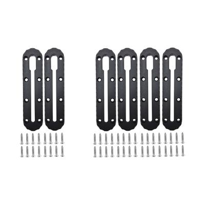 2/4Pcs Low Profile Track Fishing Rod Holder Mounting Base Rack Kayak Slide Track Rail Bracket for Fish Fider, Cup Holder