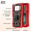 Digital Multimeter Tester, Electric DC AC Voltmeter, Measures Resistance, Diode, LCD Backlit Display, Stretchable 45° Height Adjustable Kickstand