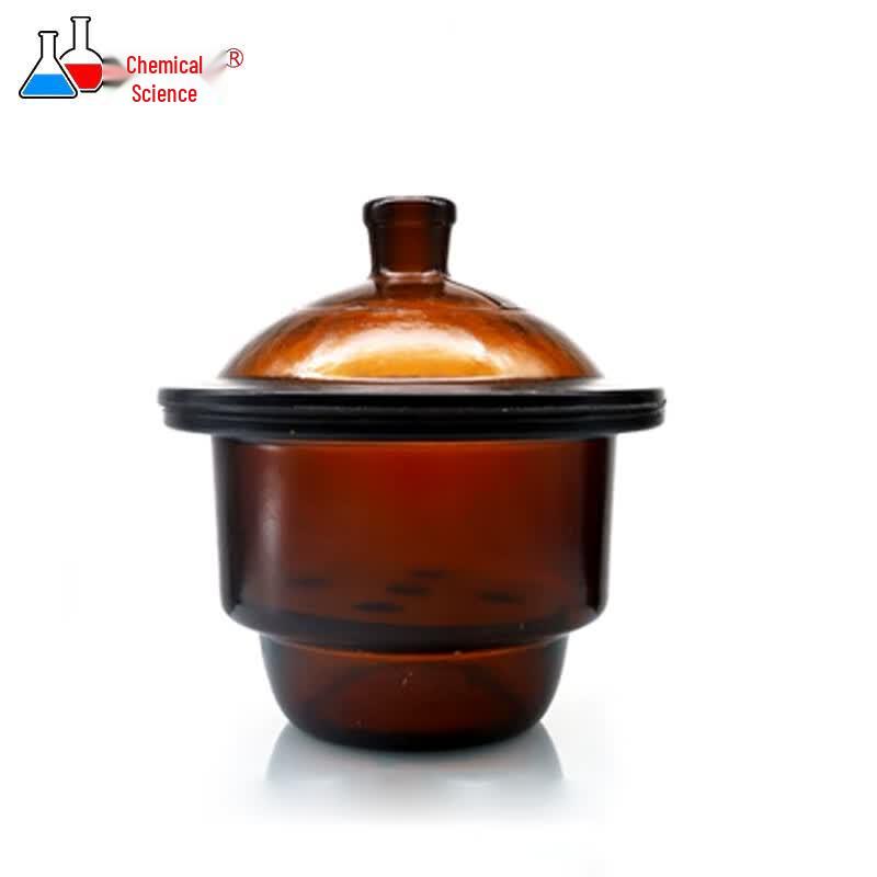 Brown Glass Vacuum Desiccator
