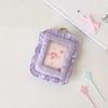 1PC Card Holder Sweet Pillow Shaped Korean Girl Photo Card Case Cute Photocard Holder Keychain Holder Photocard Ins Style 6 Colors