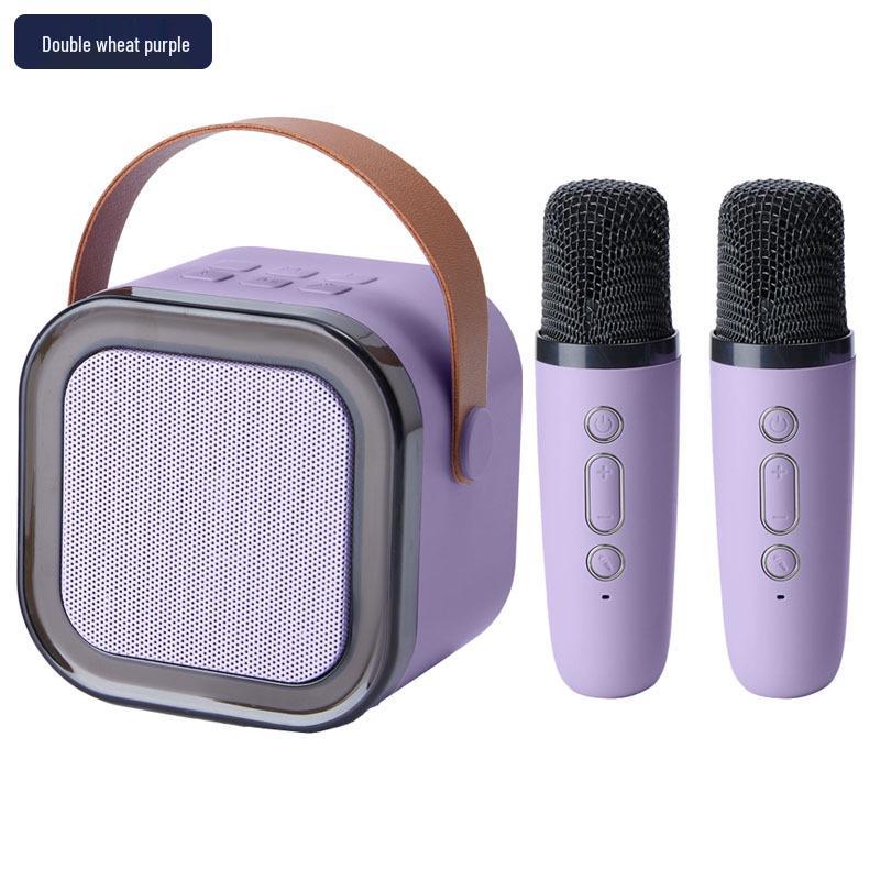 Portable K12 Bluetooth Speaker & Microphone for Outdoor Live Streaming and Home Karaoke