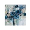Aquarell Blau Blumen Leinwand Malerei Moderne Abstrakte Poster und Drucke Wand Kunst Bilder für Wohnzimmer Home Decor Unframed