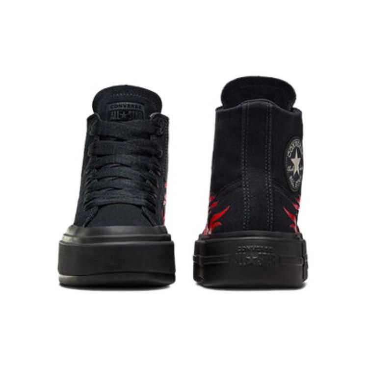 Converse Chuck Taylor All Star Cruise Hi Black Flames Unisex Sneakers Fiery-Red A07553C