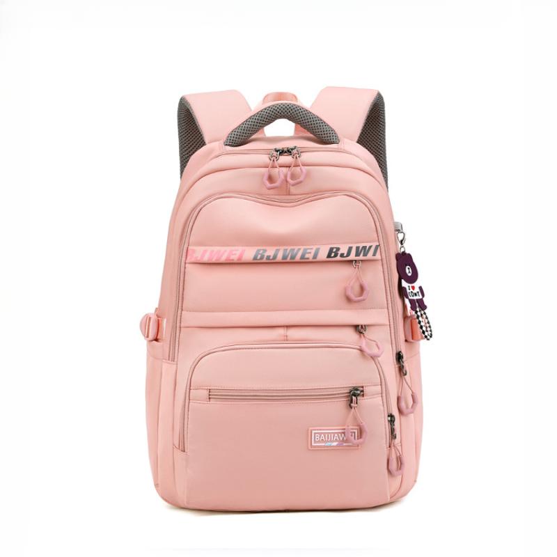 New Middle School Student Schoolbags for Girls Large Capacity Oxford Waterproof Children Backpack Multi Pockets Casual Kid Knapsacks