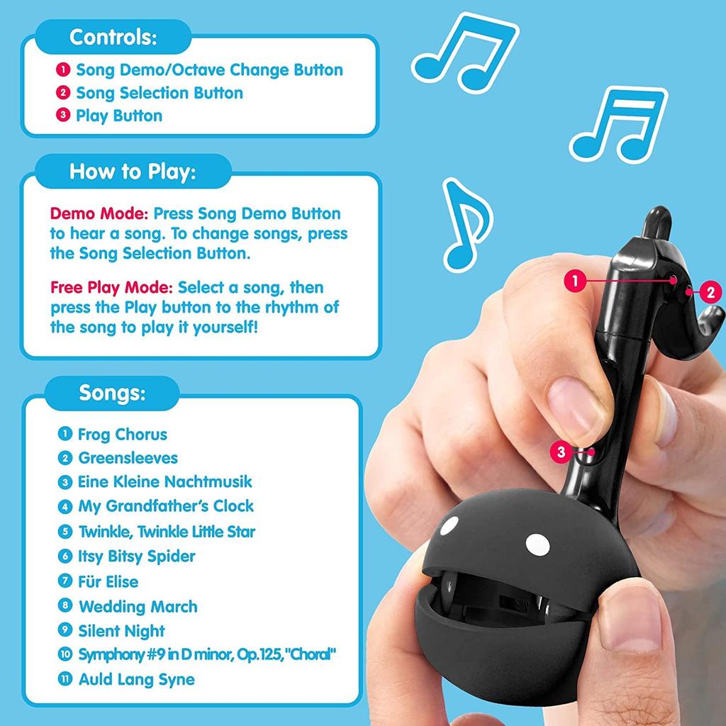 Otamatone Otamatone Cube Melody 10766632 Black