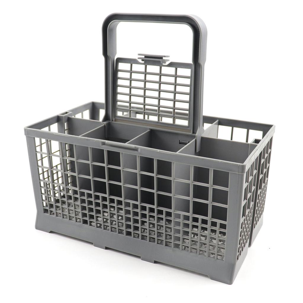 Dishwasher Cutlery Basket Universal Basket (9.5" X 5.4"x 4.8") Universal Basket with Handle Replacement Rack Holder