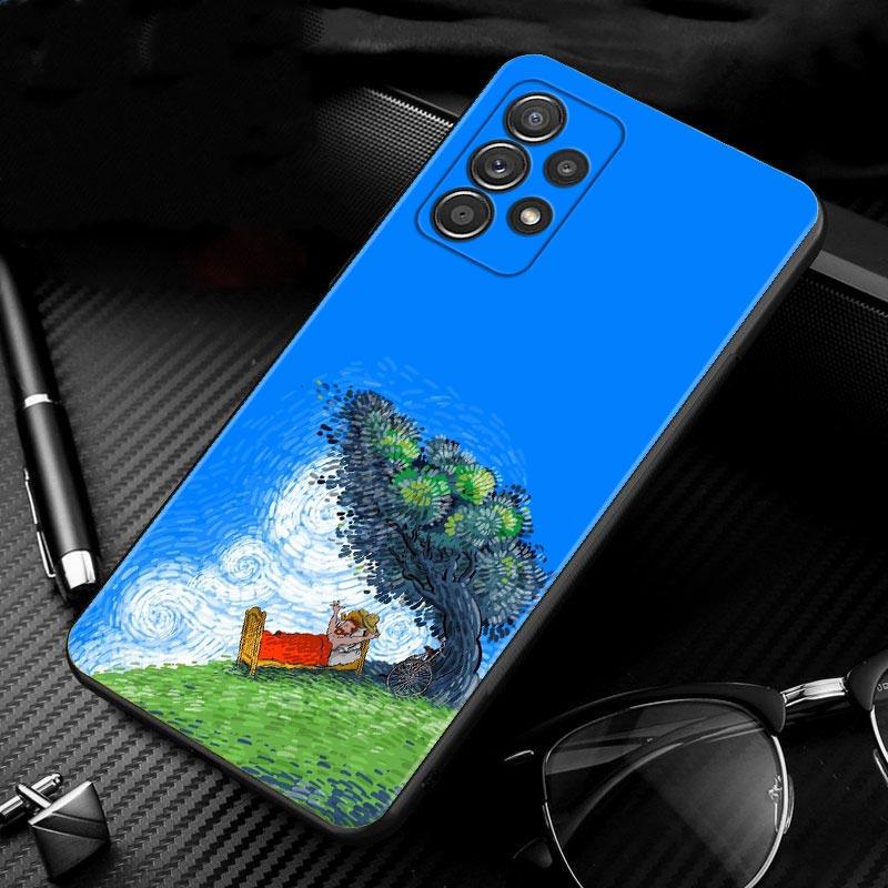 Retro Painting Art Van Gogh Case For Samsung Galaxy A51 A71 A41 A31 A13 A11 A01 A72 A52 A42 A32 A22 A52s A21s A02s A03 A12 A02