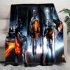 Cyberpunk Soldier  Blanket Soft Comfortable All Seasons Perfect Sofa Office Naps Trips Birthday Christmas Gift
