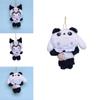 Cute And Cuddly Panda Series Plush Keychains