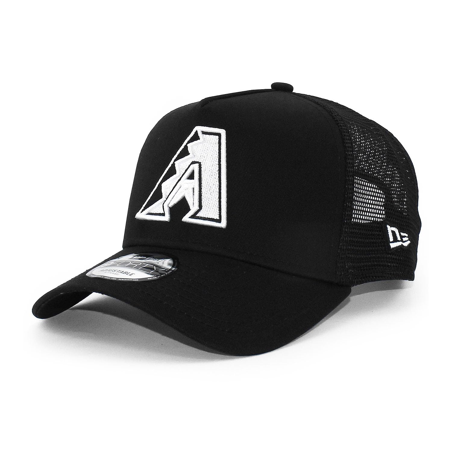 

Кепка New Era 9FORTY Arizona Diamondbacks MLB TRUCKER MESH CAP Черная A-FRAME (940AF) [Использовал] чёрный