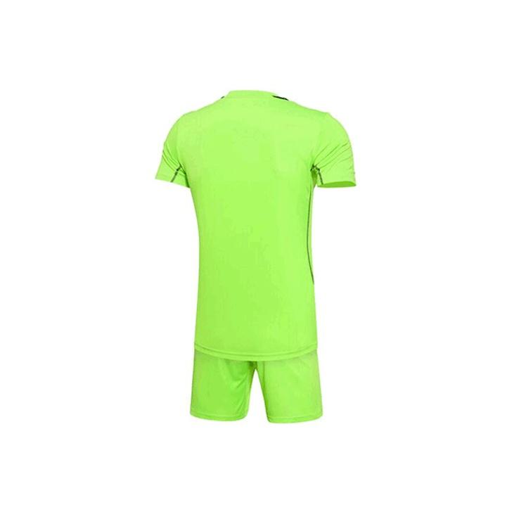 Li Ning Football Series Logo Solid Color Training Sports Suit Men Sportswear Fluorescent-Green AATK133-6