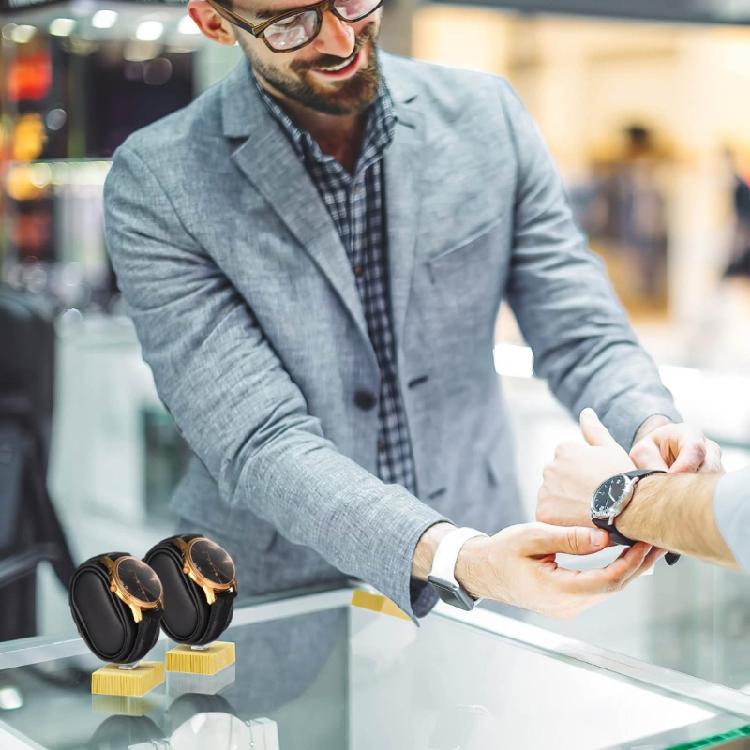 Soporte de Exhibición para Relojes Soporte de Exhibición para Pulseras de Cuero Cojines de Repuesto Enrollador Automático de Relojes Almohadas Pequeñas