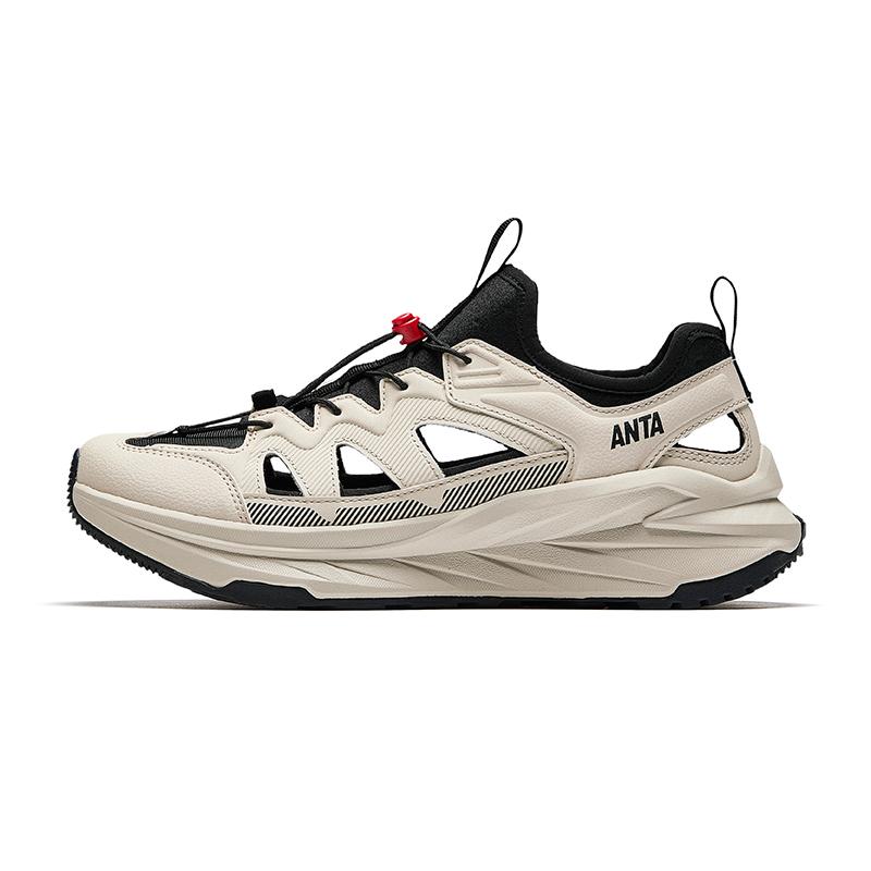 Anta Exploration Comfortable Trendy Wear-Resistant Shock Absorbing Creek Shoes Men Shoes Beige 912528504-1