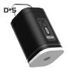 Mini Cordless Air Pump with 5 Nozzles Camping Light 2400mAh USB Rechargeable Inflatable Swimming Ring Float Air Mattress Bed Portable Electric