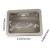 3Pcs Chic Bow Ribbon Korean Lace Desktop Organizer Iron Album Case Container  Cosmetic Container