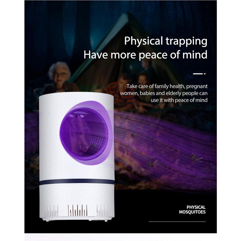 New Household Rechargeable Usb Photocatalysis Inhalation Mosquito Killer Household Mosquito Killer LED Bug Zapper Portable Mosquito Killer
