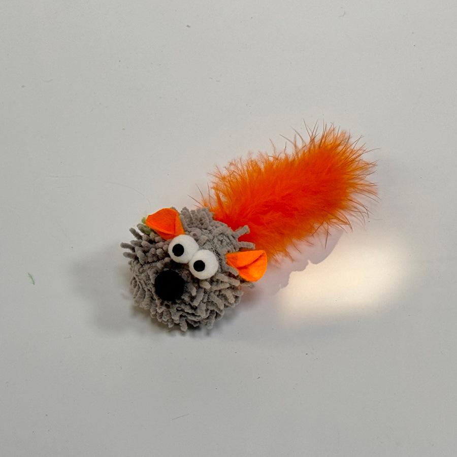 Cat Toy Set: Plush Feather Mouse Molar & Bite-Resistant