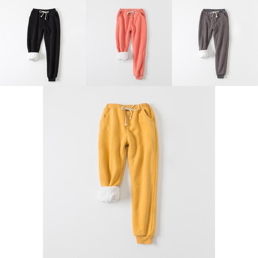 Womens Warm Sweat Pants With Ultra Soft Sherpa Lined Faux Fleece For Cold Weather