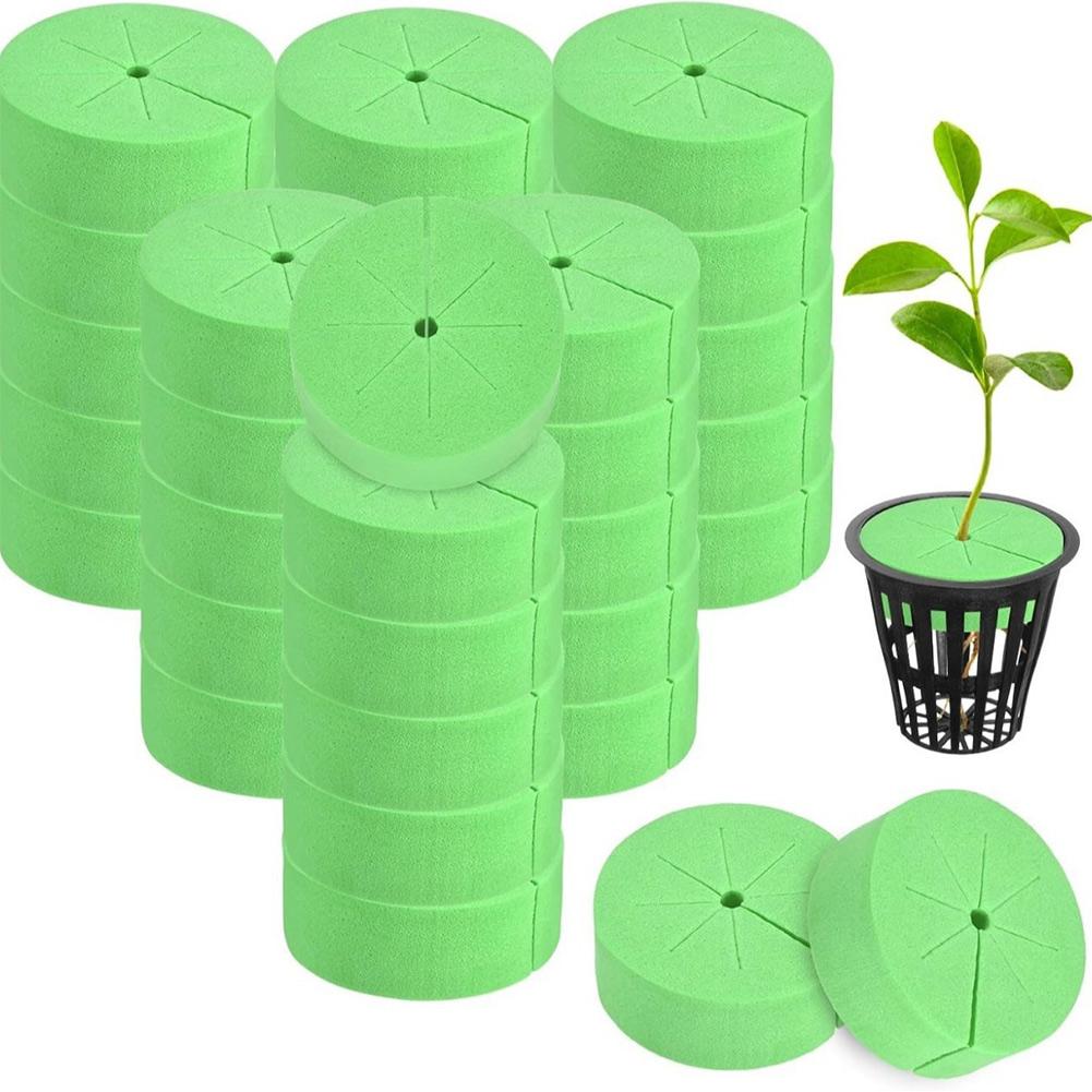 30Pcs Planted Sponges Foam Cloner Fits Net Pots For DIY Cloner Plant Germination For DIY Cloner Plant Germination
