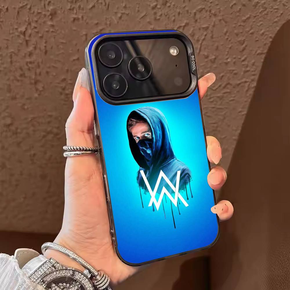 DJ Alan W-Walker Phone Case Color Silver Shell For IPhone 17 16 15 14 13 12 11 Pro Max Plus